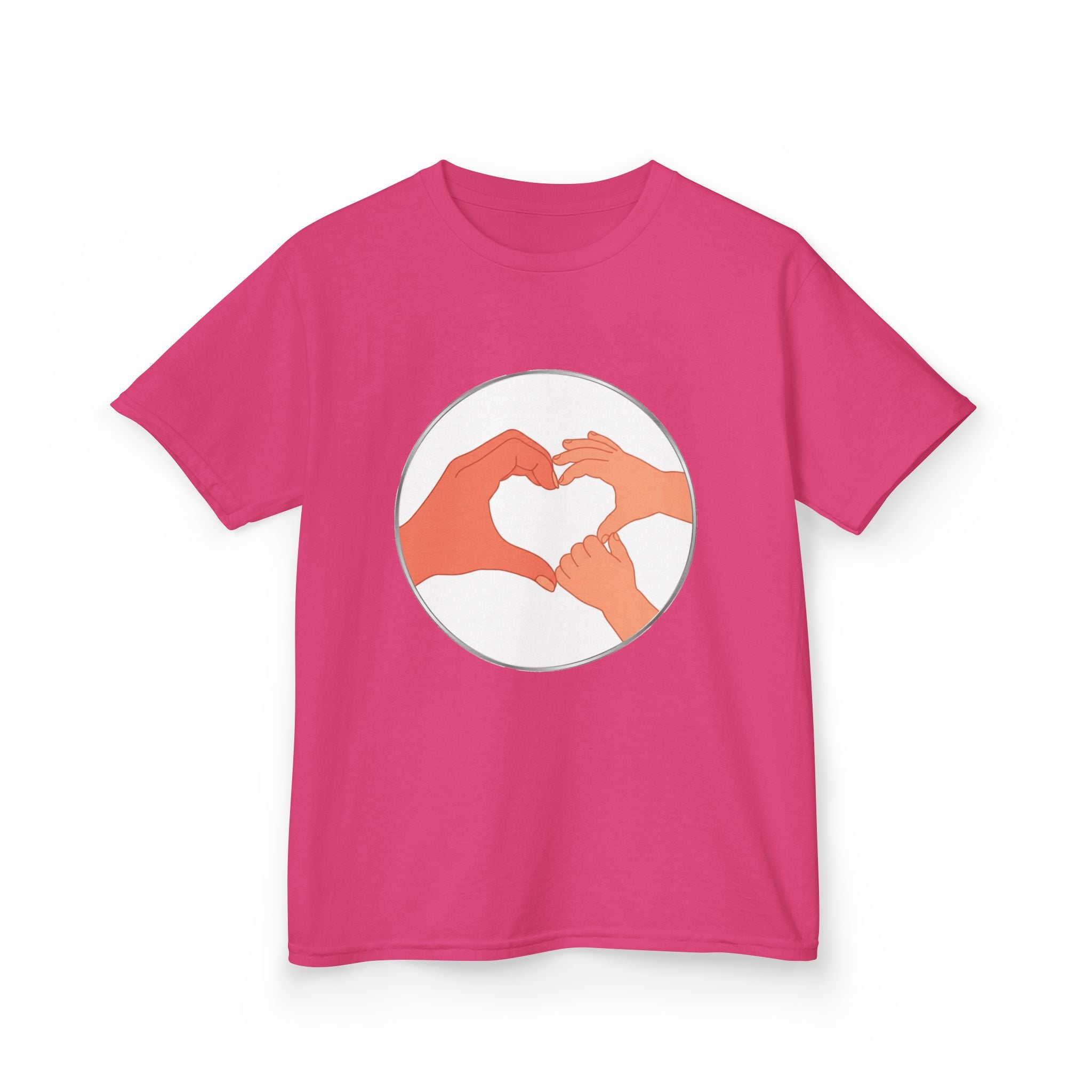 Bestie Heart Hands Kids T-Shirt | Matchy Mums