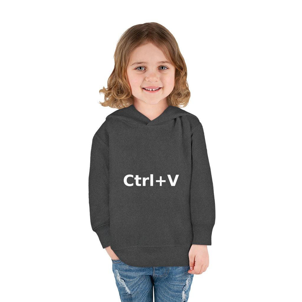 Ctrl+V Toddler Hoodie (Dark) | Matchy Mums