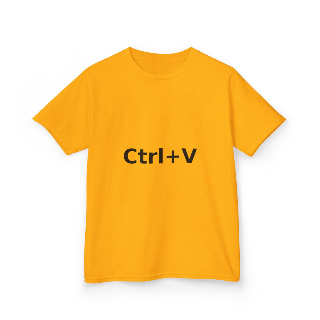 Ctrl+V Kids T-Shirt (Light) | Matchy Mums