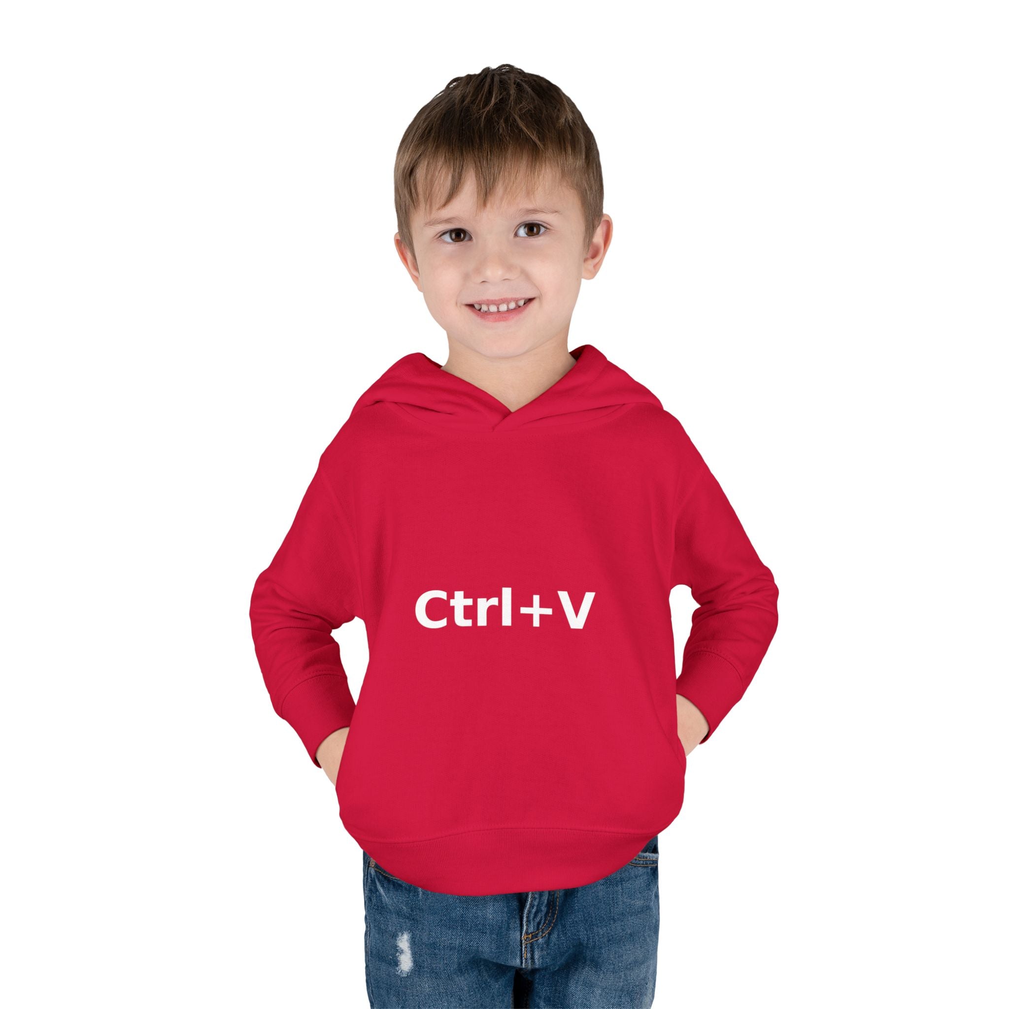 Ctrl+V Toddler Hoodie (Dark) | Matchy Mums