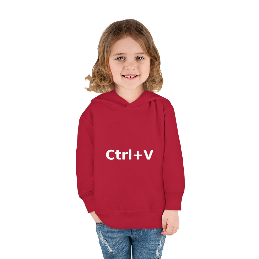 Ctrl+V Toddler Hoodie (Dark) | Matchy Mums