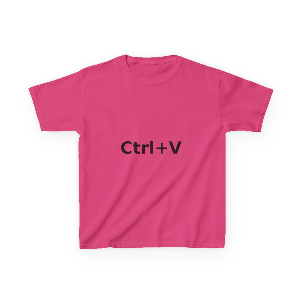 Ctrl+V Kids T-Shirt (Light) | Matchy Mums