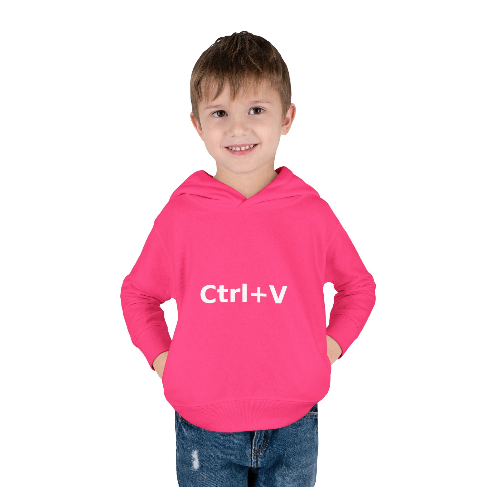 Ctrl+V Toddler Hoodie (Dark) | Matchy Mums