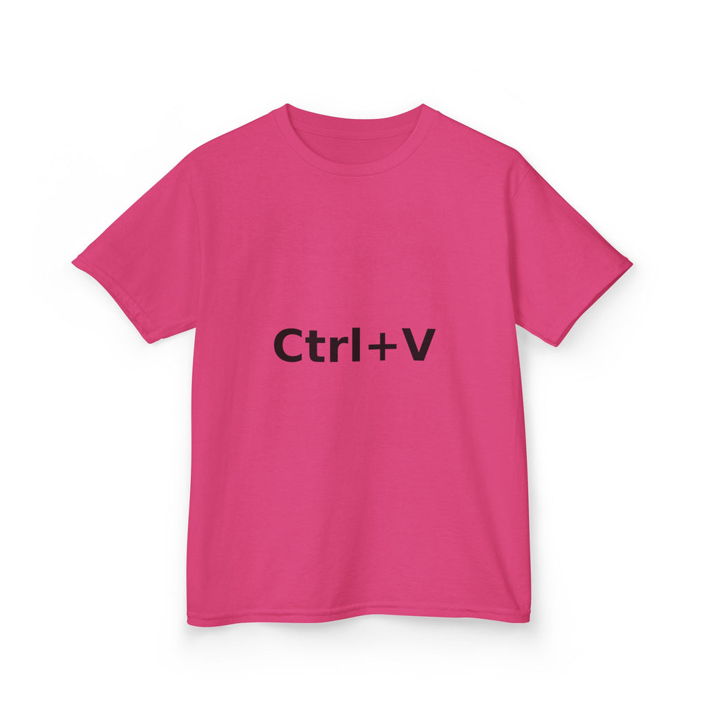 Ctrl+V Kids T-Shirt (Light) | Matchy Mums