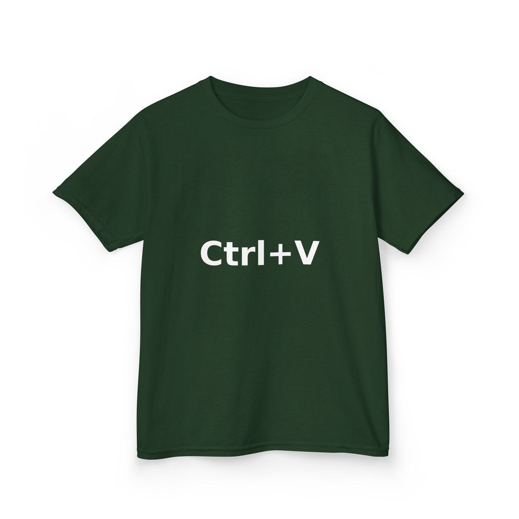 Ctrl+V Kids T-Shirt (Dark) | Matchy Mums