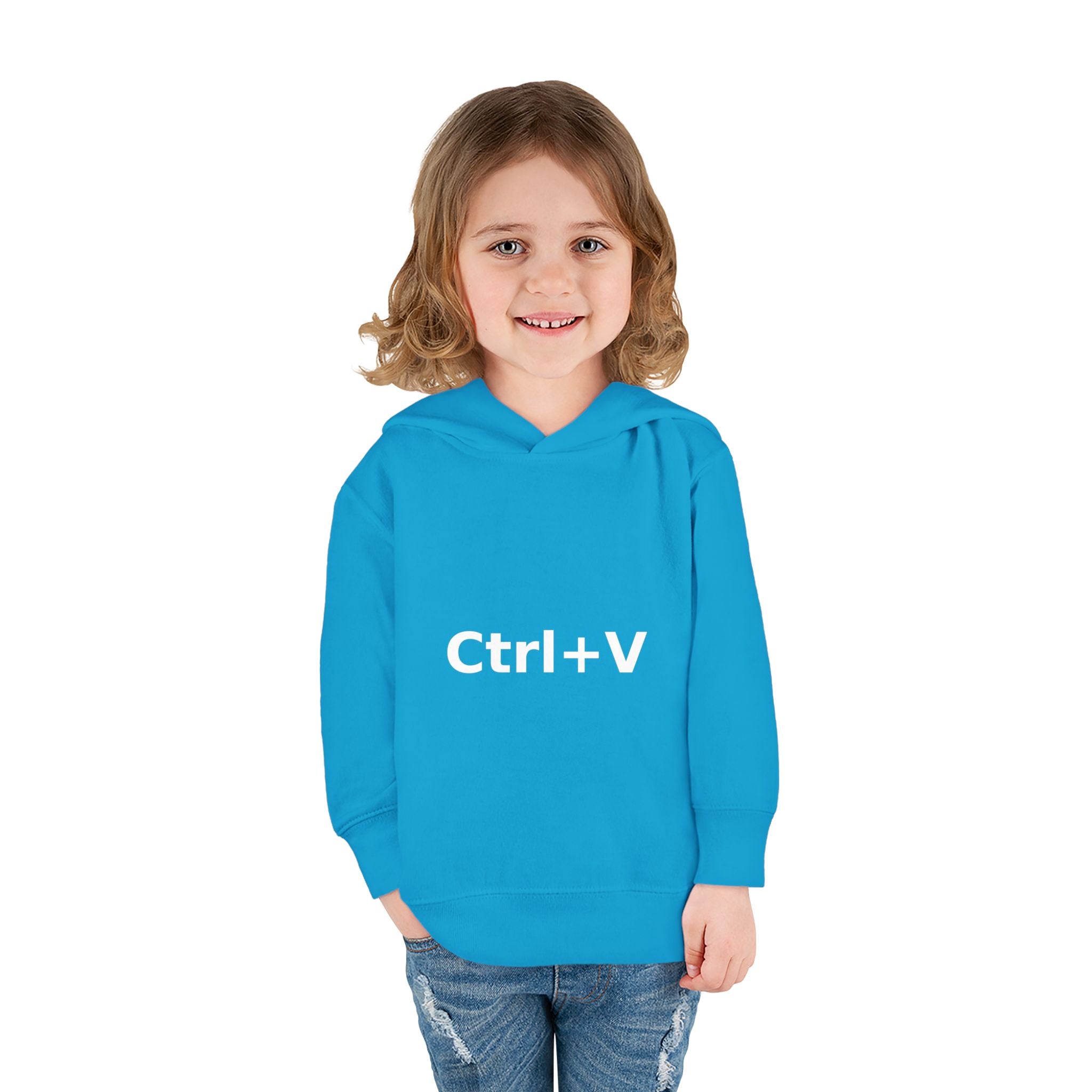 Ctrl+V Toddler Hoodie (Dark) | Matchy Mums