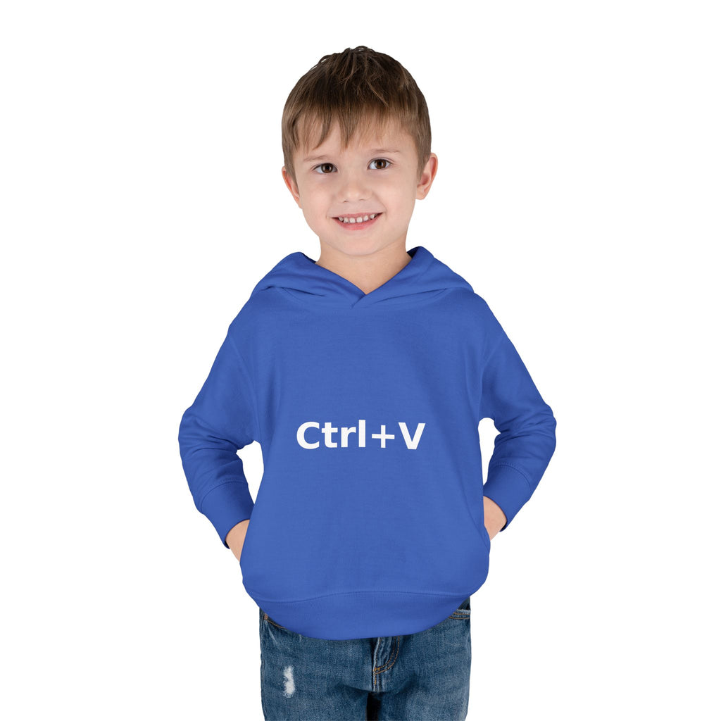 Ctrl+V Toddler Hoodie (Dark) | Matchy Mums