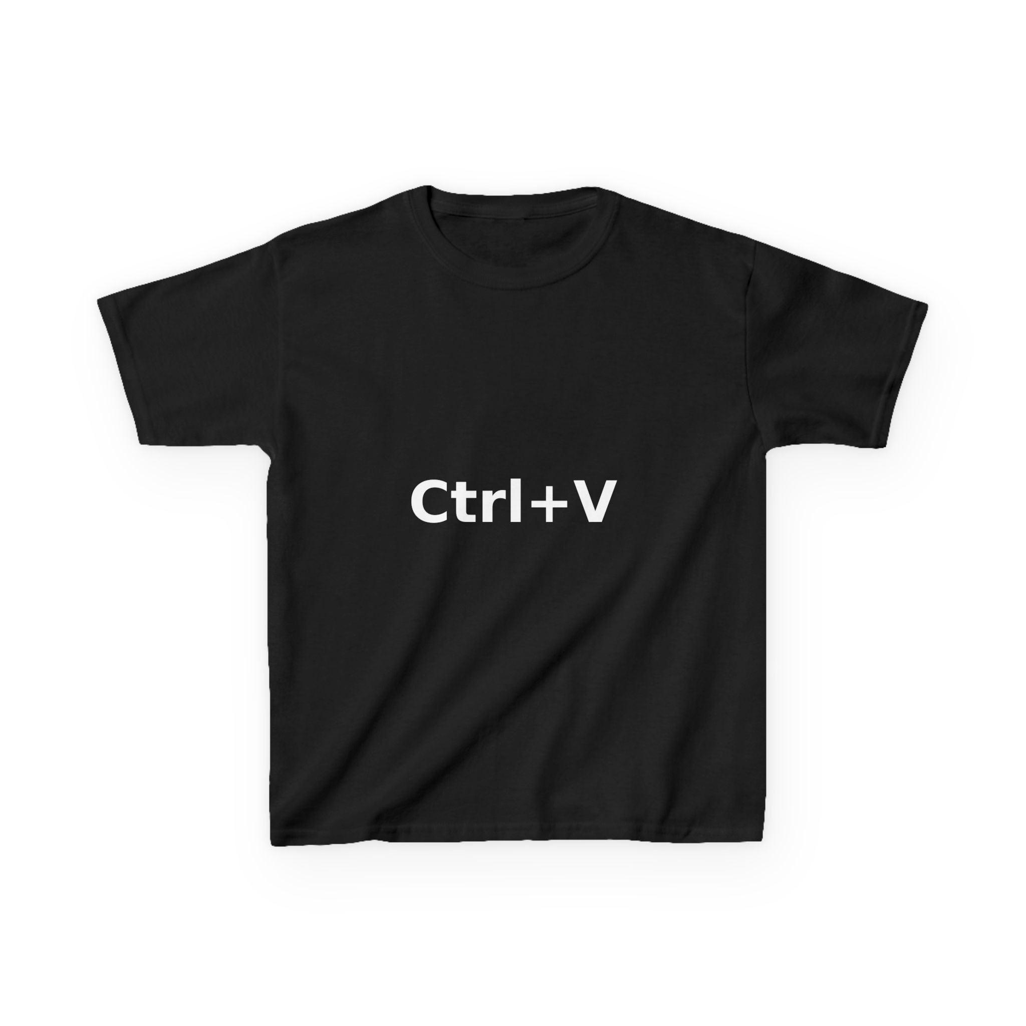 Ctrl+V Kids T-Shirt (Dark) | Matchy Mums
