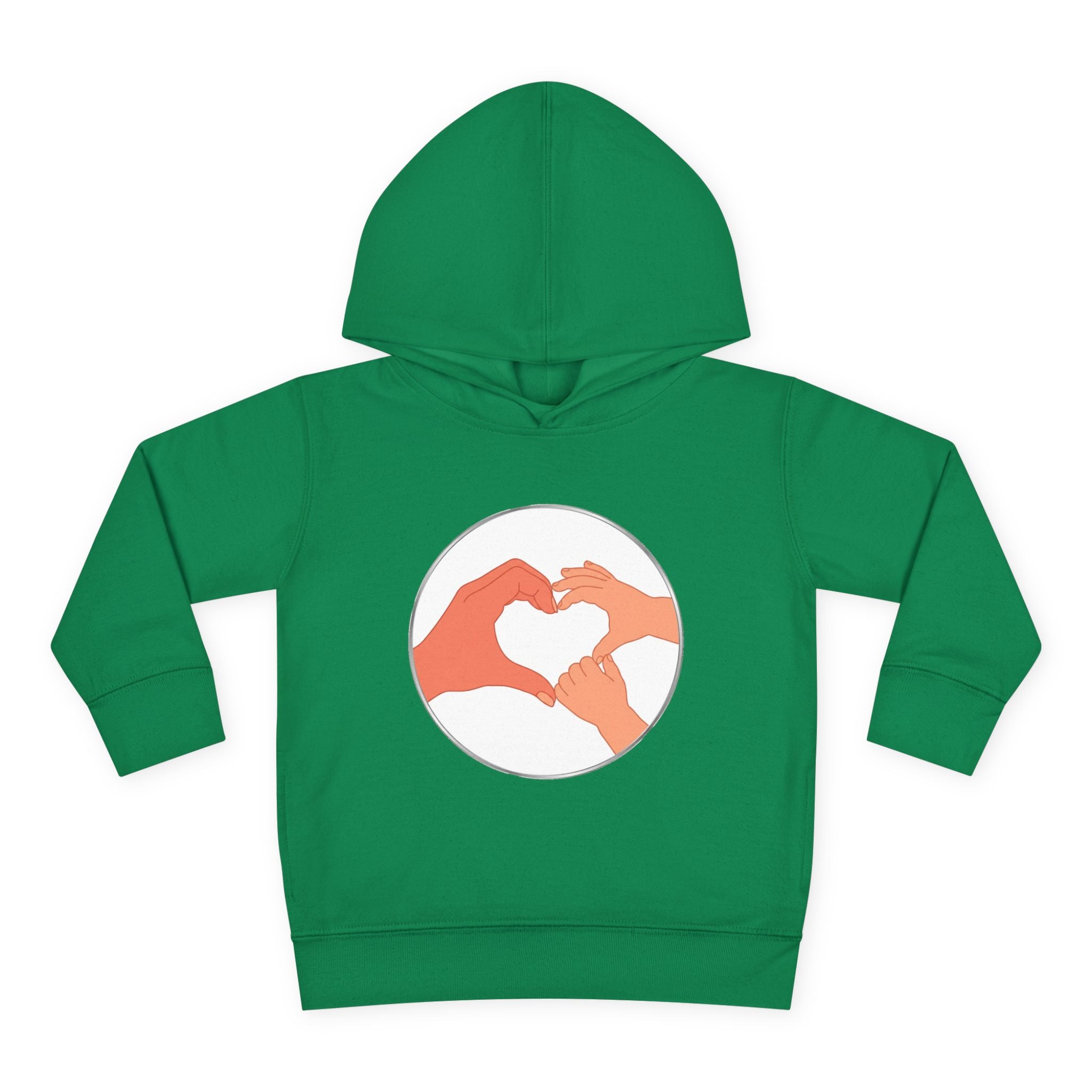 Bestie Heart Hands Toddler Hoodie | Matchy Mums