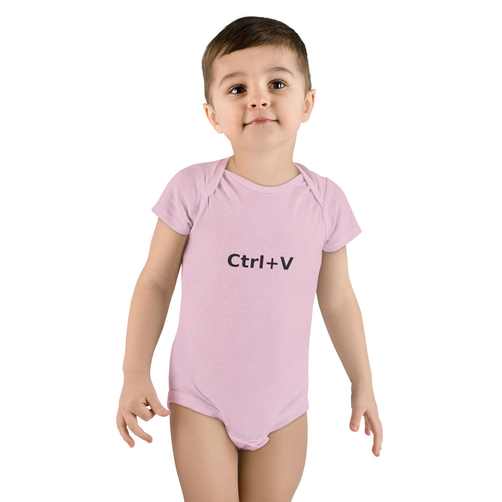Ctrl+V Baby Onesie (Light) | Matchy Mums