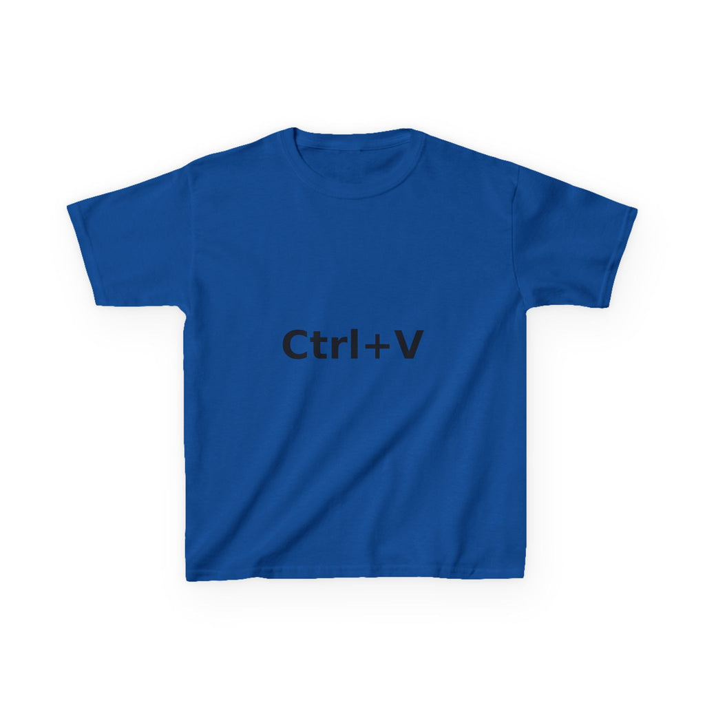 Ctrl+V Kids T-Shirt (Light) | Matchy Mums