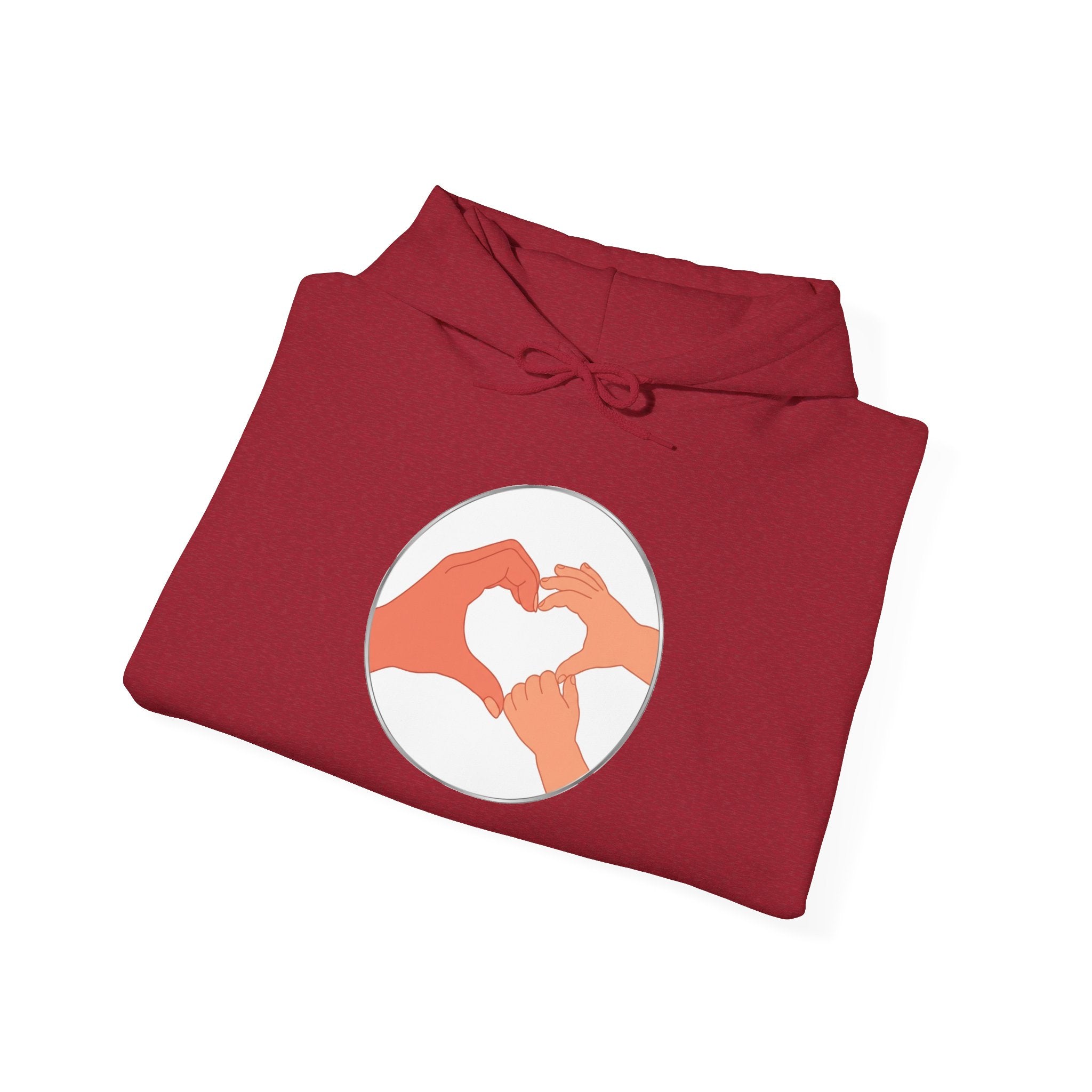 Bestie Heart Hands Hoodie | Matchy Mums
