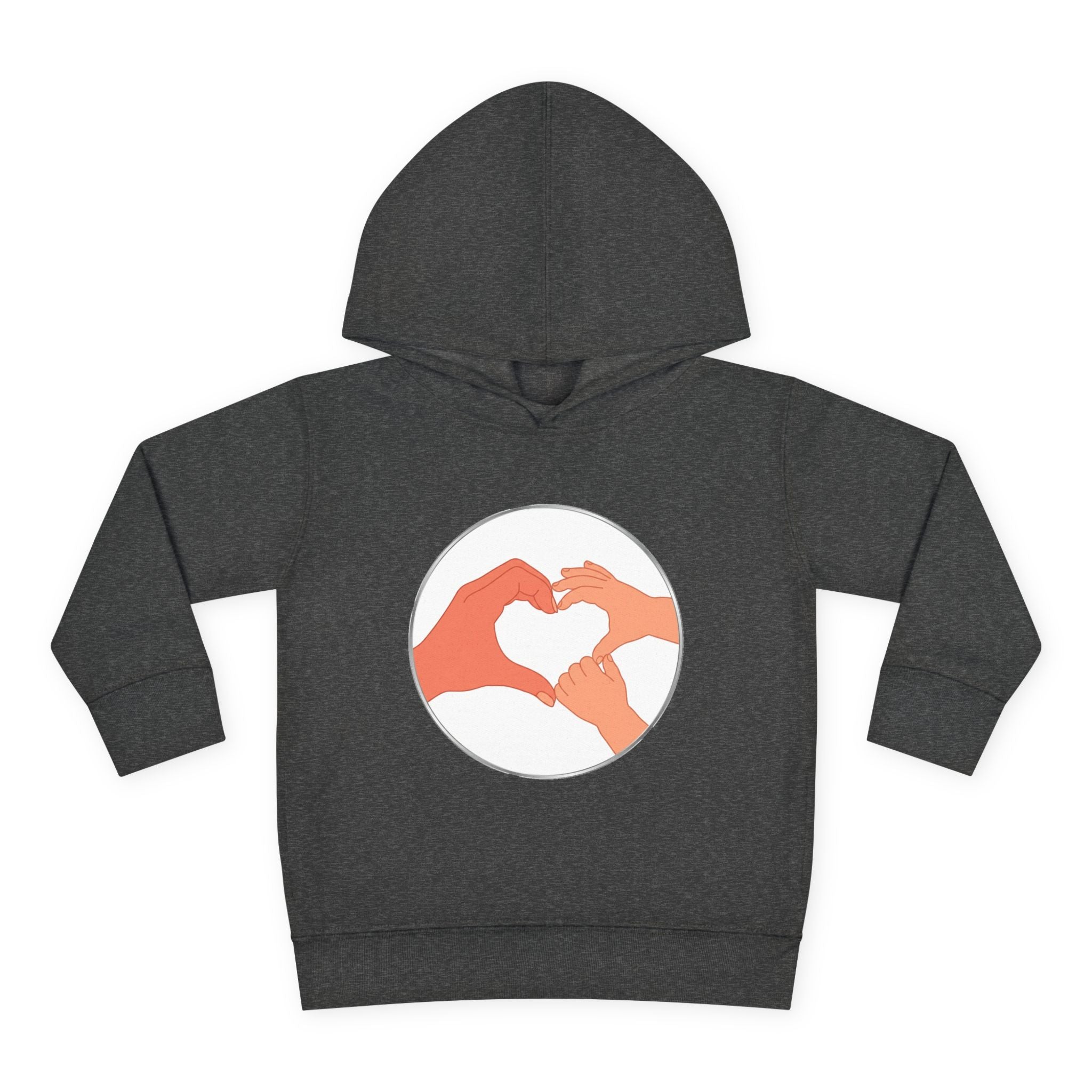 Bestie Heart Hands Toddler Hoodie | Matchy Mums