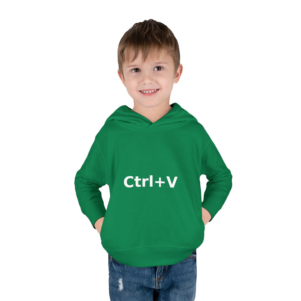 Ctrl+V Toddler Hoodie (Dark) | Matchy Mums