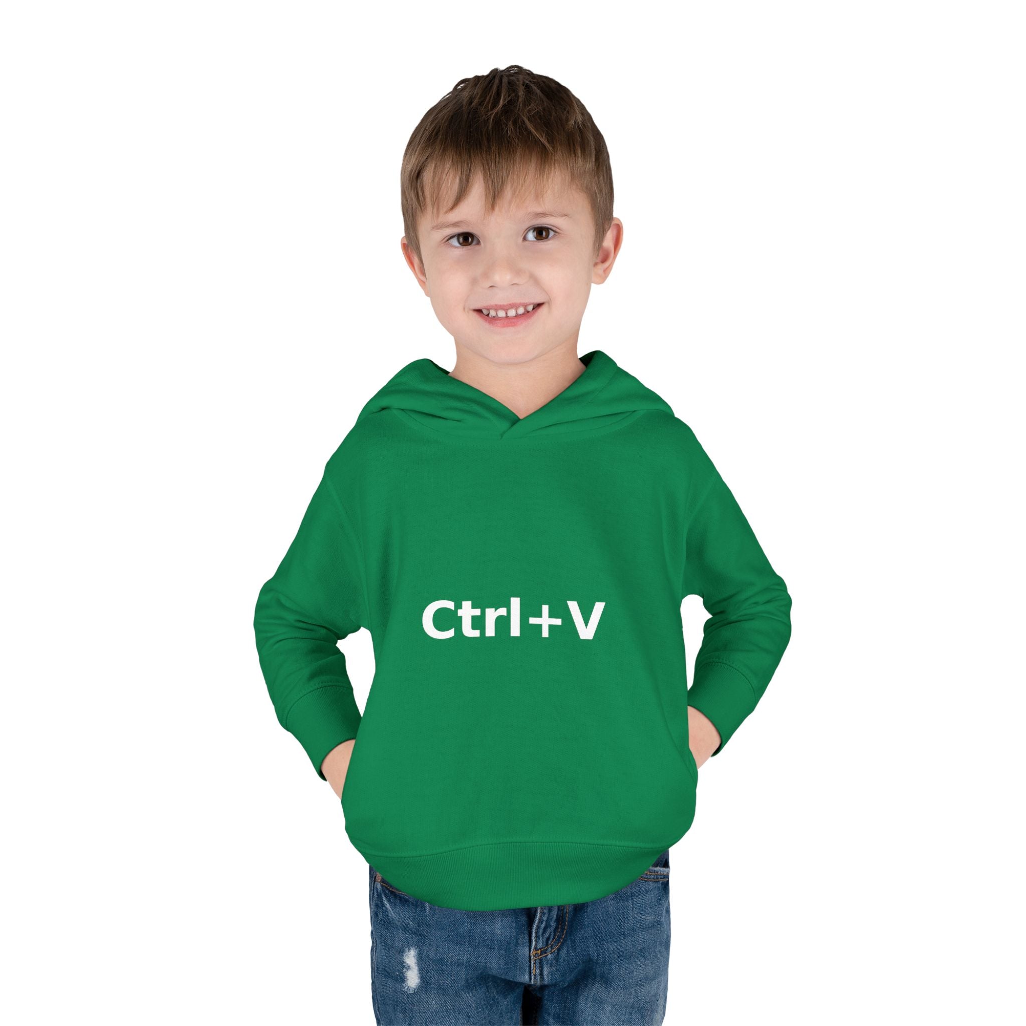 Ctrl+V Toddler Hoodie (Dark) | Matchy Mums