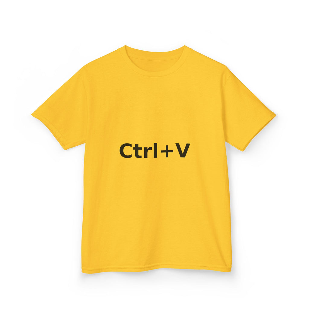 Ctrl+V Kids T-Shirt (Light) | Matchy Mums