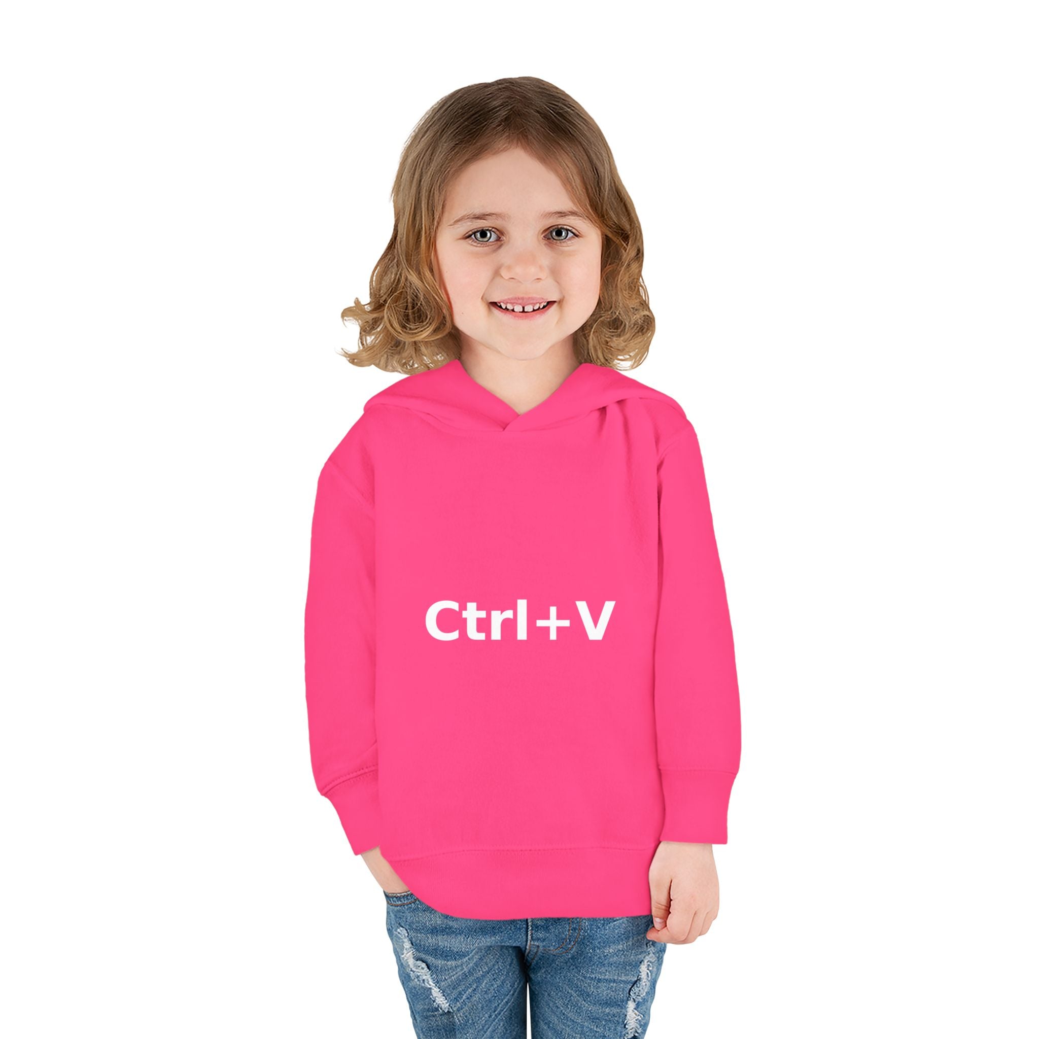 Ctrl+V Toddler Hoodie (Dark) | Matchy Mums