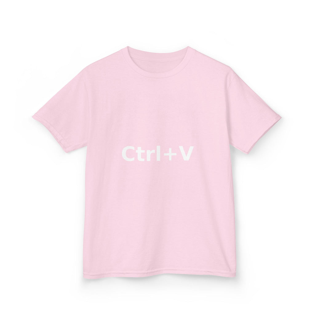 Ctrl+V Kids T-Shirt (Dark) | Matchy Mums