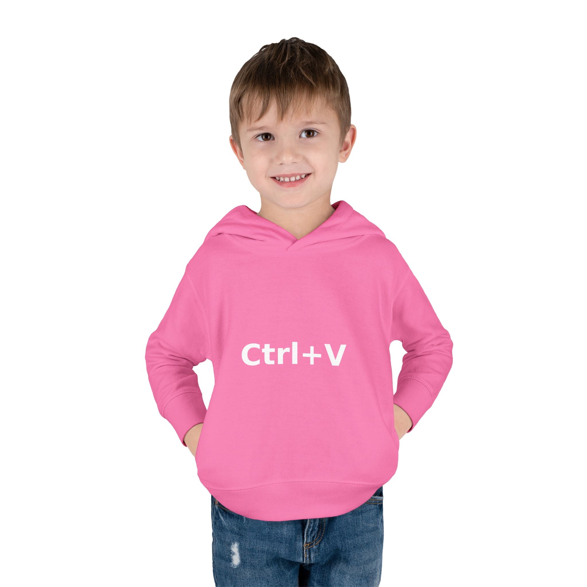 Ctrl+V Toddler Hoodie (Dark) | Matchy Mums