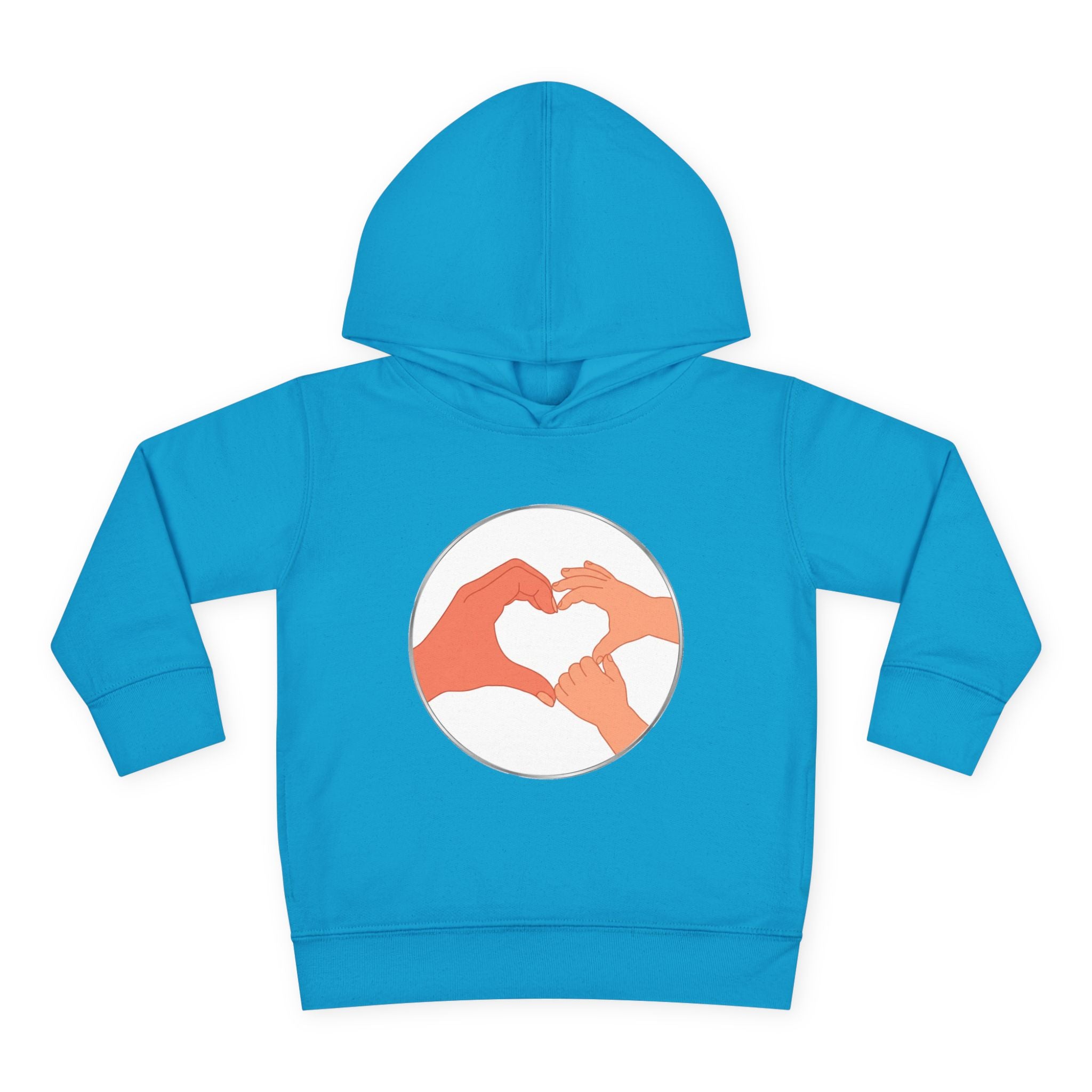 Bestie Heart Hands Toddler Hoodie | Matchy Mums
