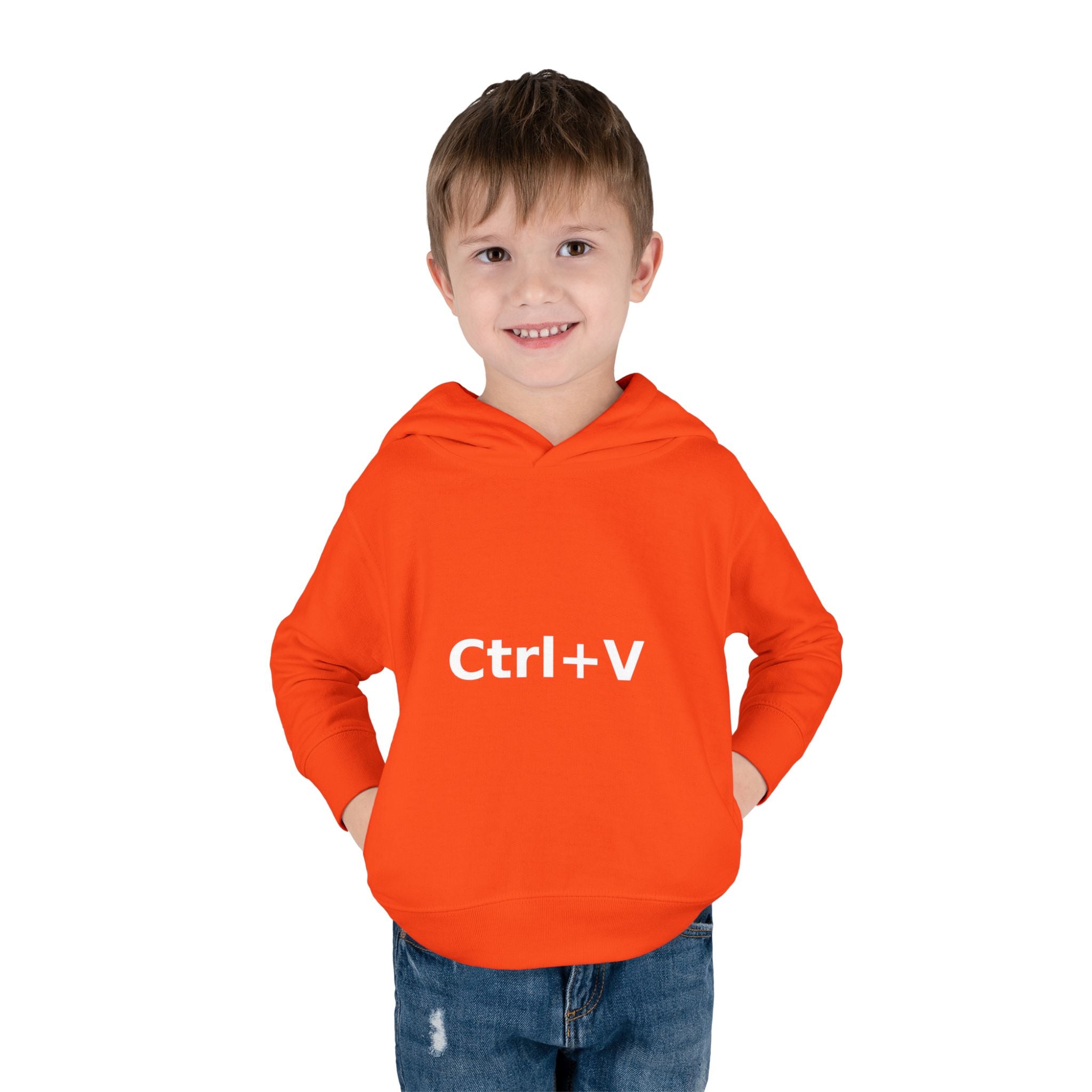 Ctrl+V Toddler Hoodie (Dark) | Matchy Mums