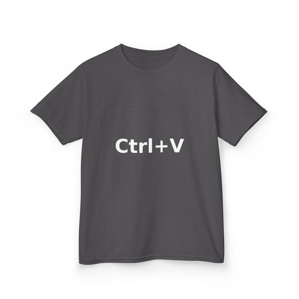 Ctrl+V Kids T-Shirt (Dark) | Matchy Mums