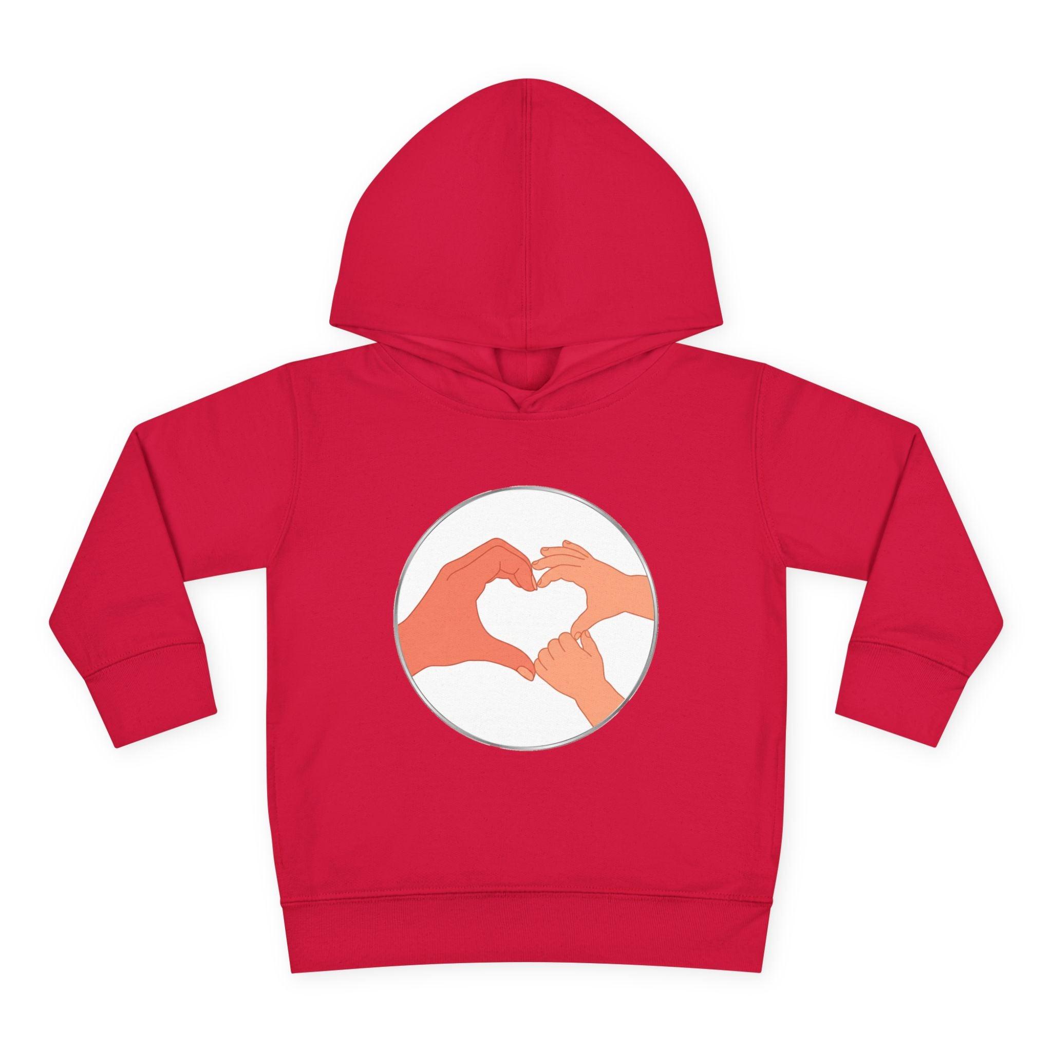 Bestie Heart Hands Toddler Hoodie | Matchy Mums