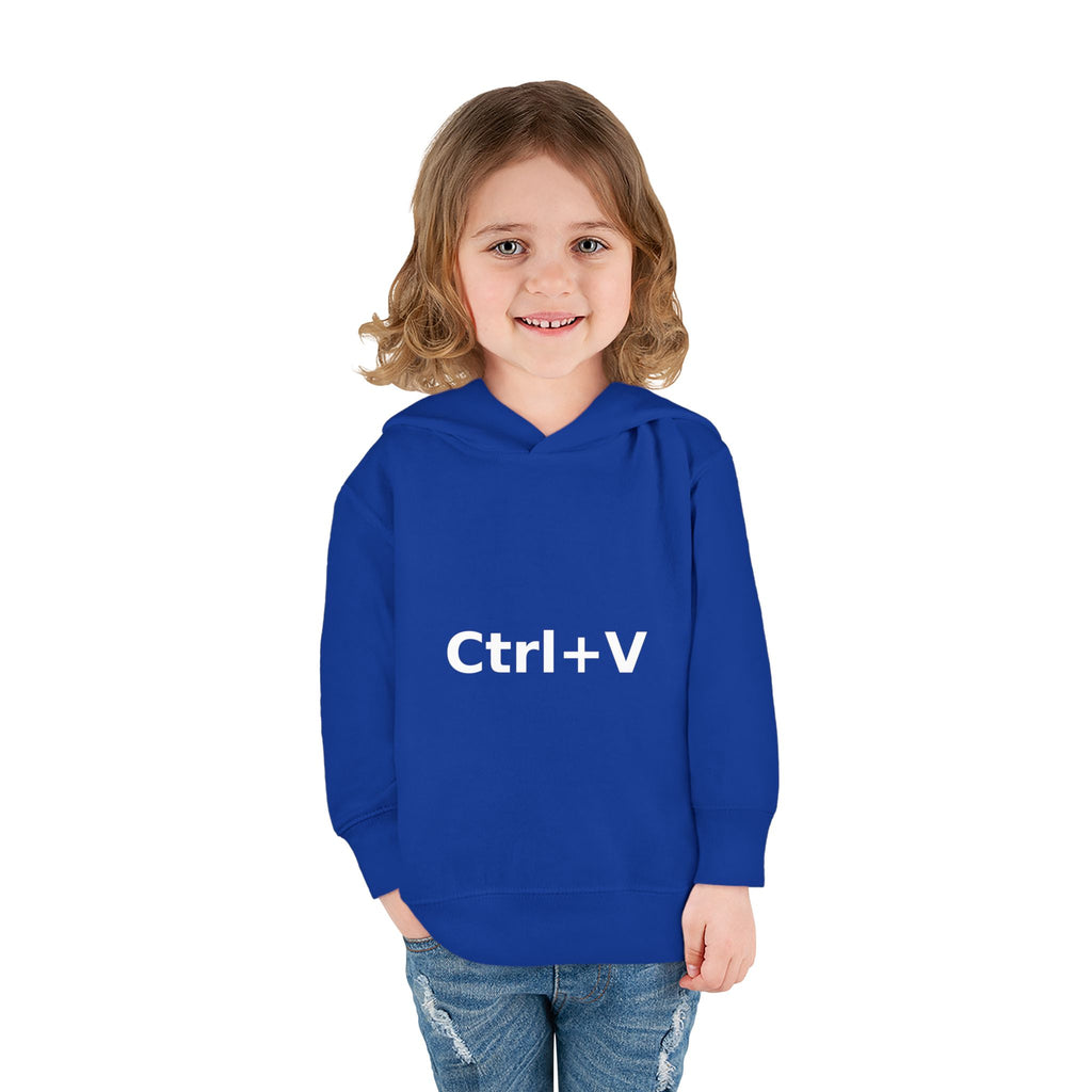Ctrl+V Toddler Hoodie (Dark) | Matchy Mums