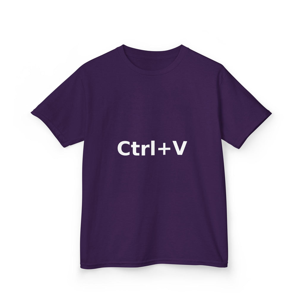 Ctrl+V Kids T-Shirt (Dark) | Matchy Mums