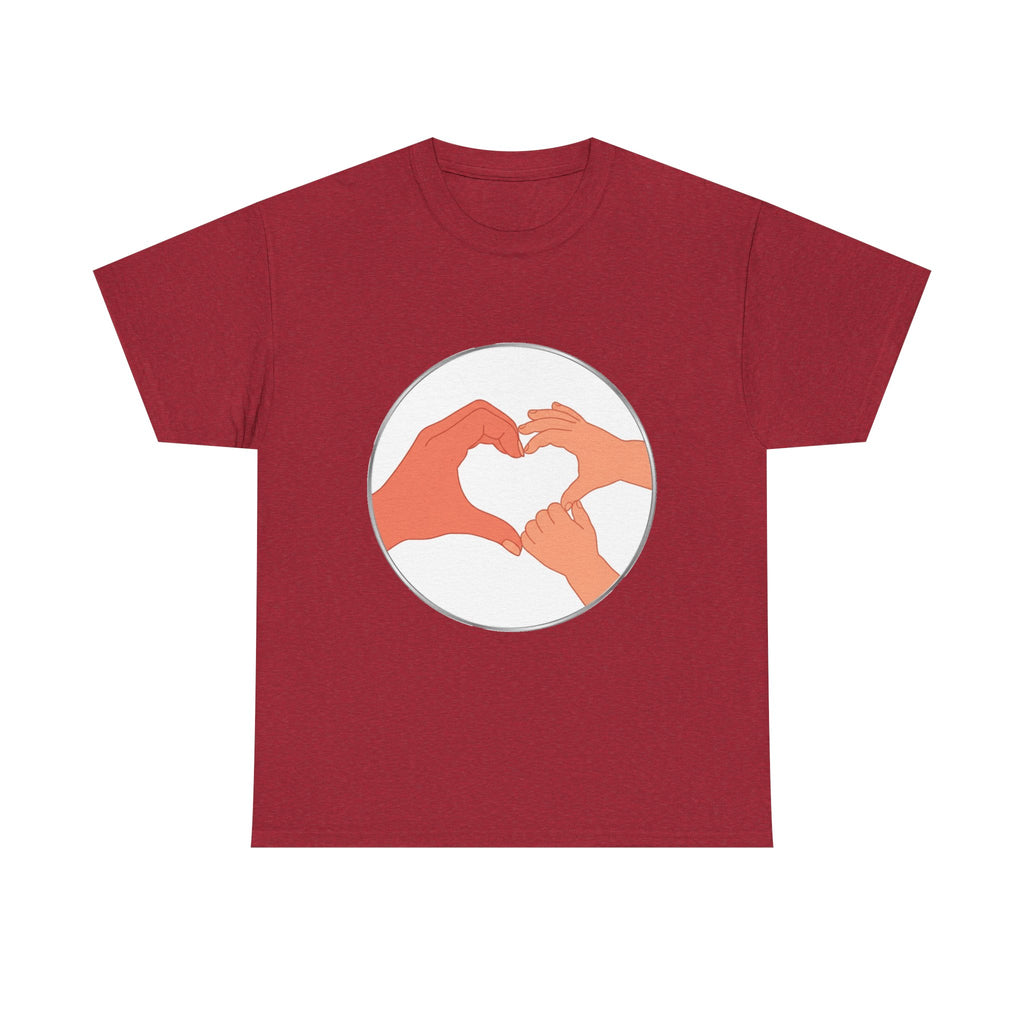 Bestie Heart Hands T-Shirt | Matchy Mums