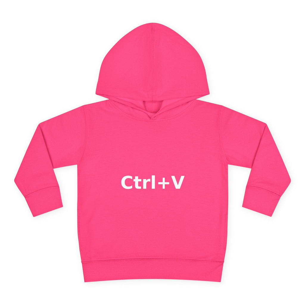 Ctrl+V Toddler Hoodie (Dark) | Matchy Mums