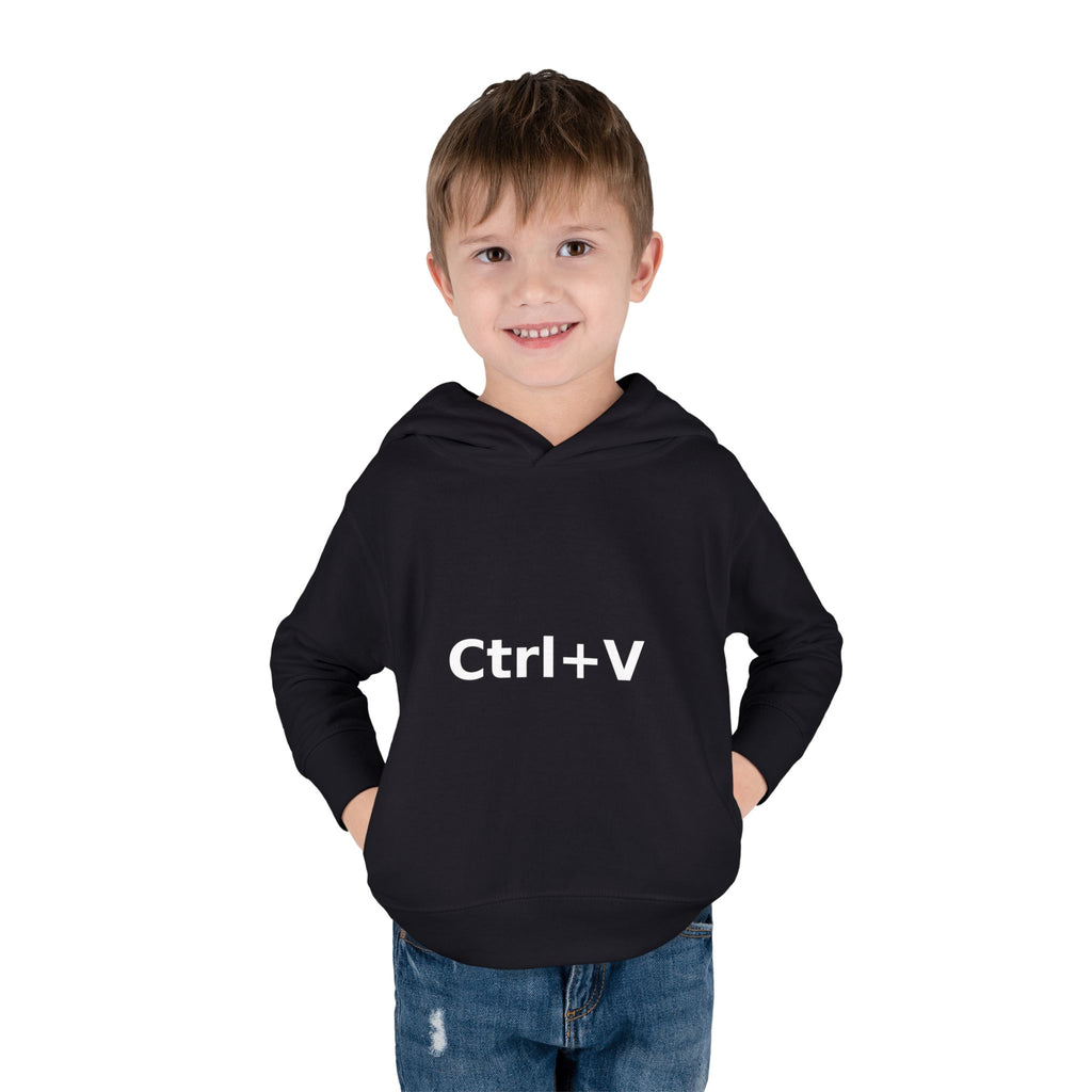 Ctrl+V Toddler Hoodie (Dark) | Matchy Mums