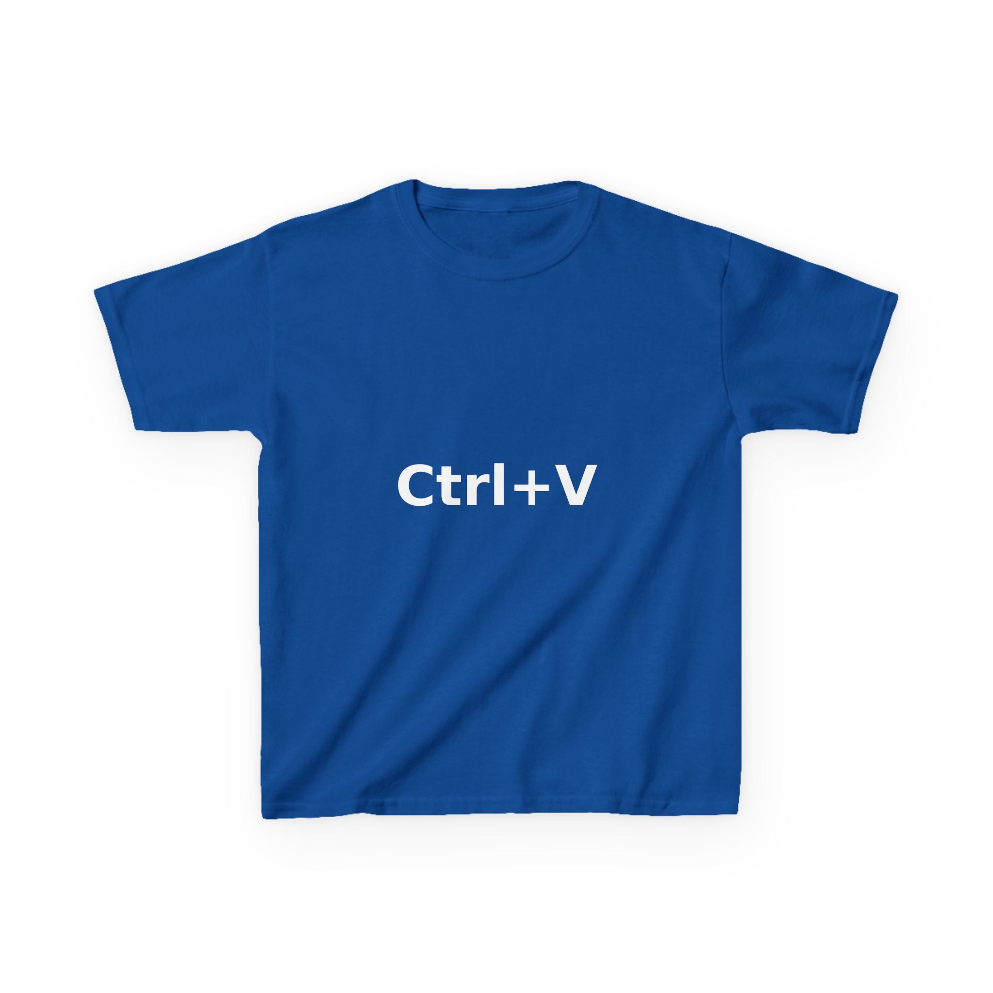Ctrl+V Kids T-Shirt (Dark) | Matchy Mums