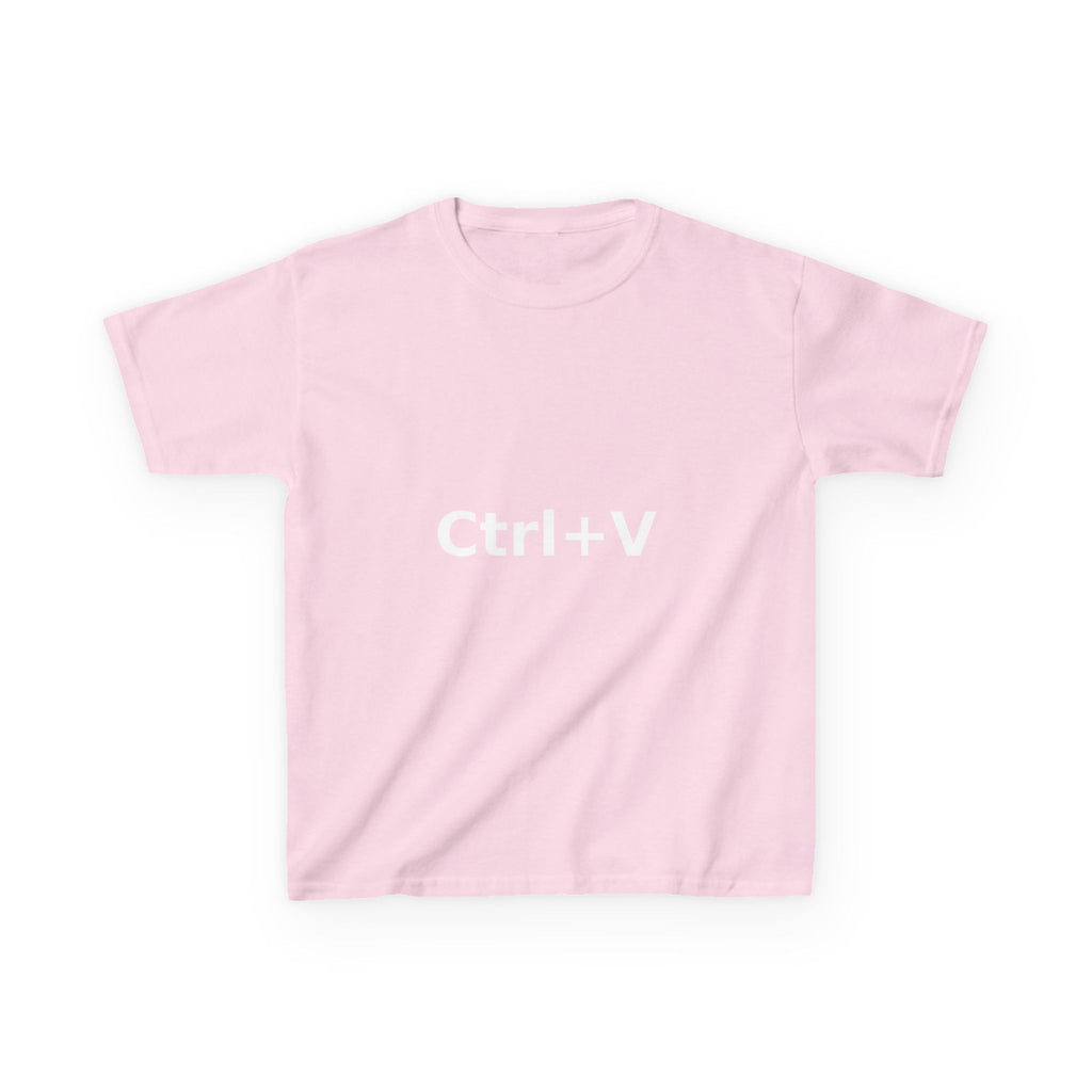 Ctrl+V Kids T-Shirt (Dark) | Matchy Mums
