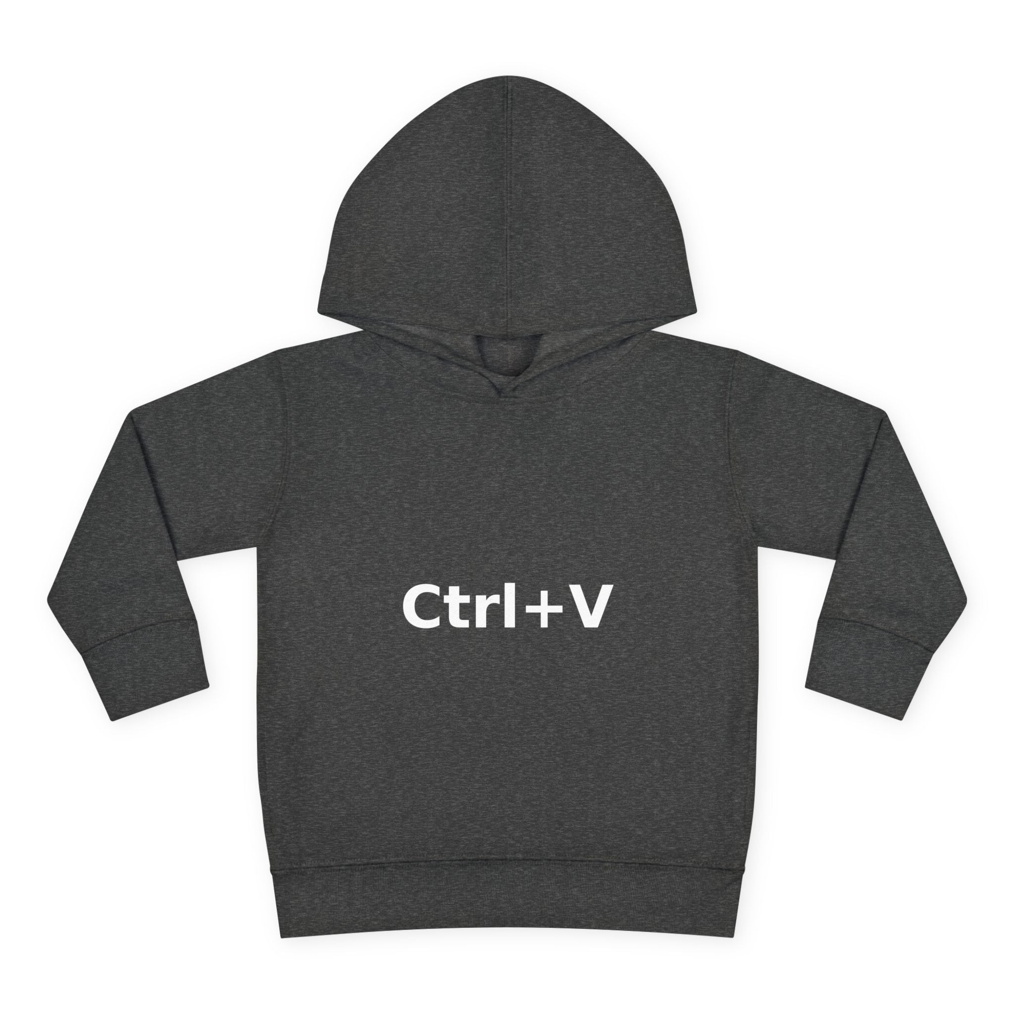 Ctrl+V Toddler Hoodie (Dark) | Matchy Mums