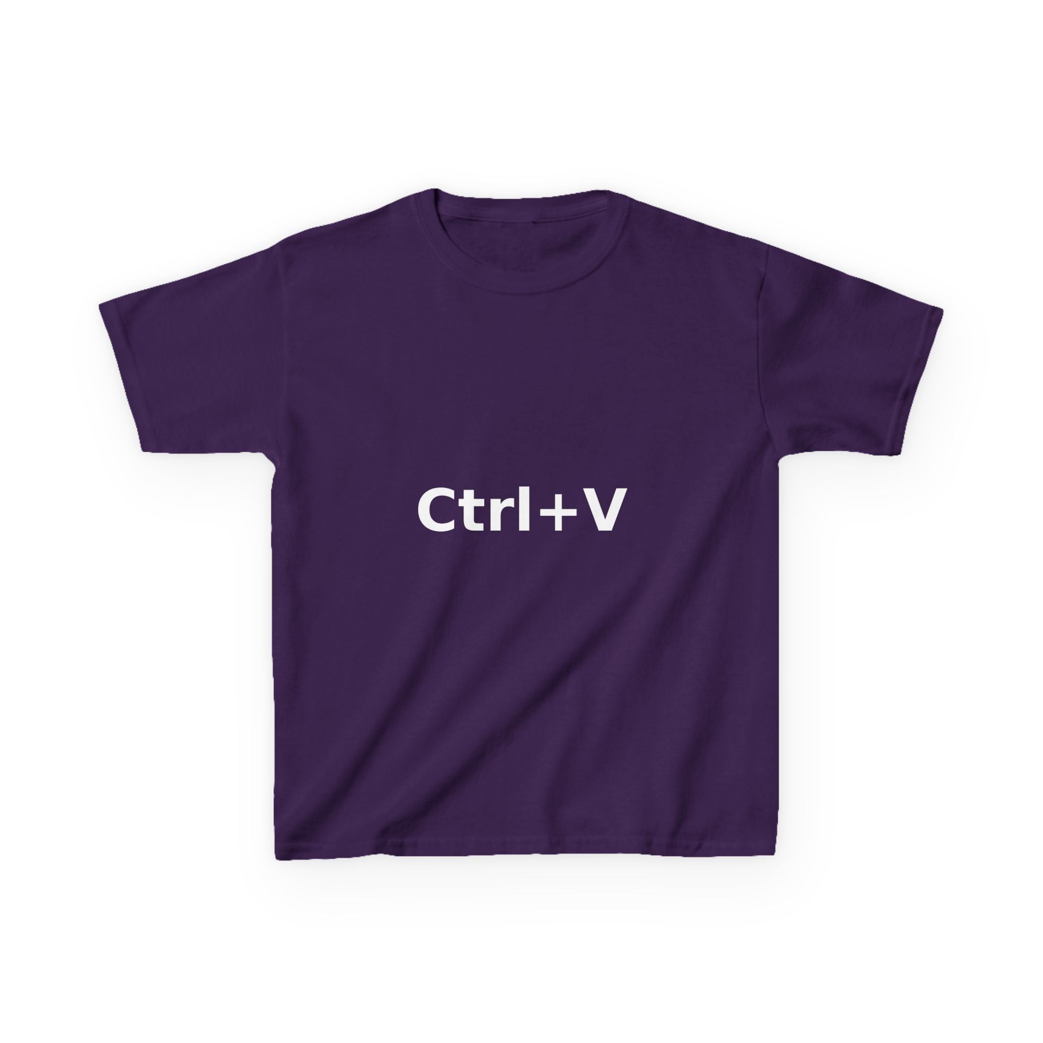 Ctrl+V Kids T-Shirt (Dark) | Matchy Mums