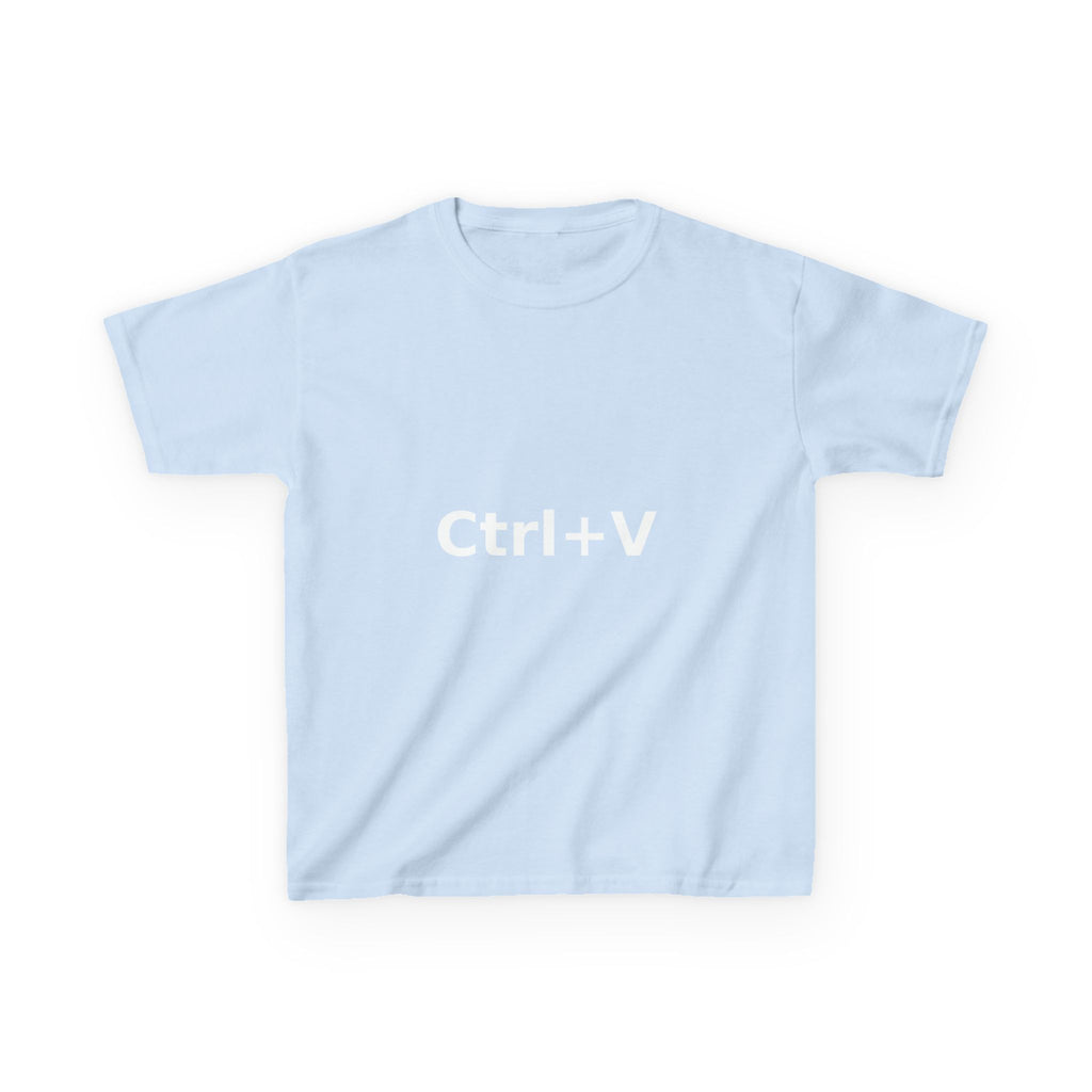 Ctrl+V Kids T-Shirt (Dark) | Matchy Mums