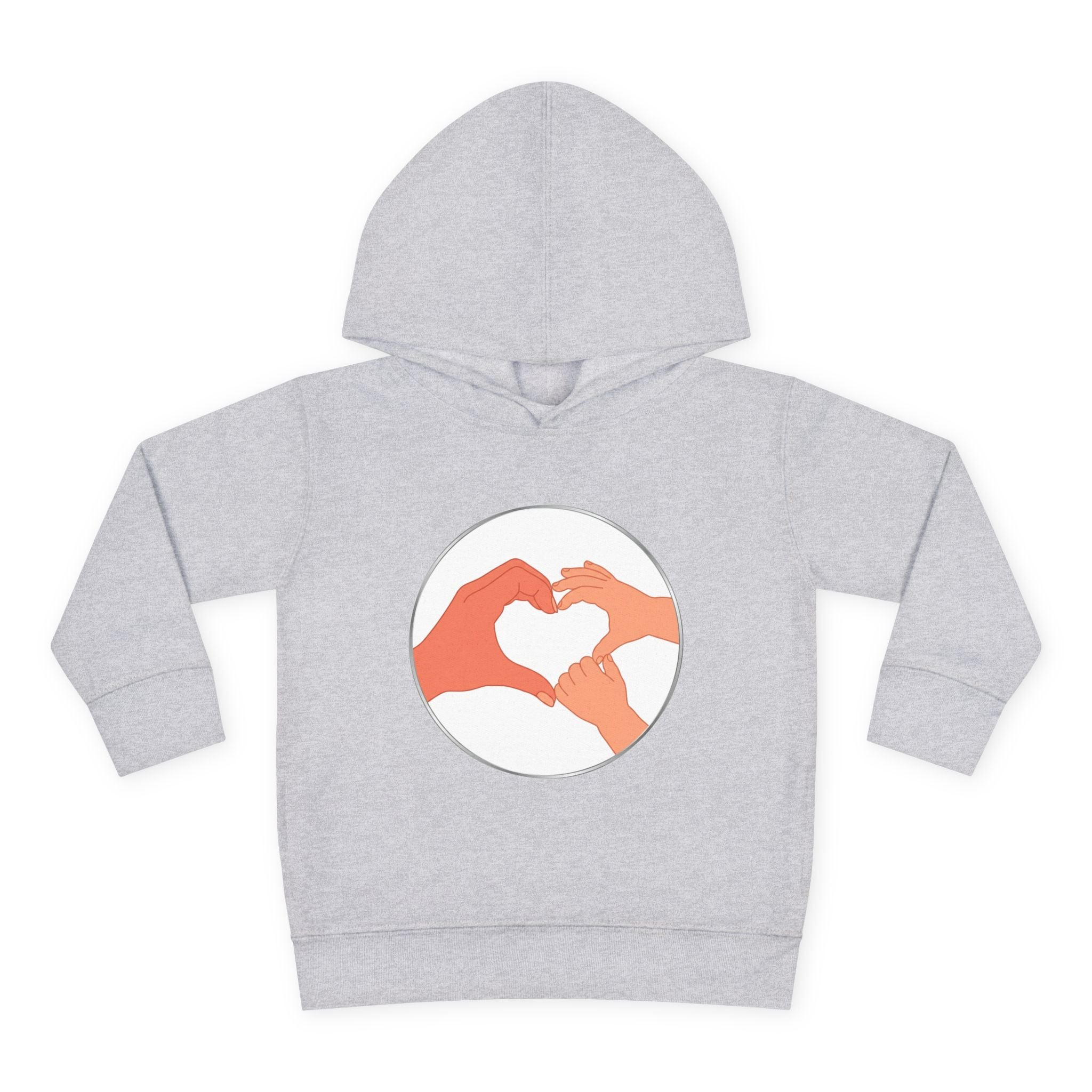 Bestie Heart Hands Toddler Hoodie | Matchy Mums