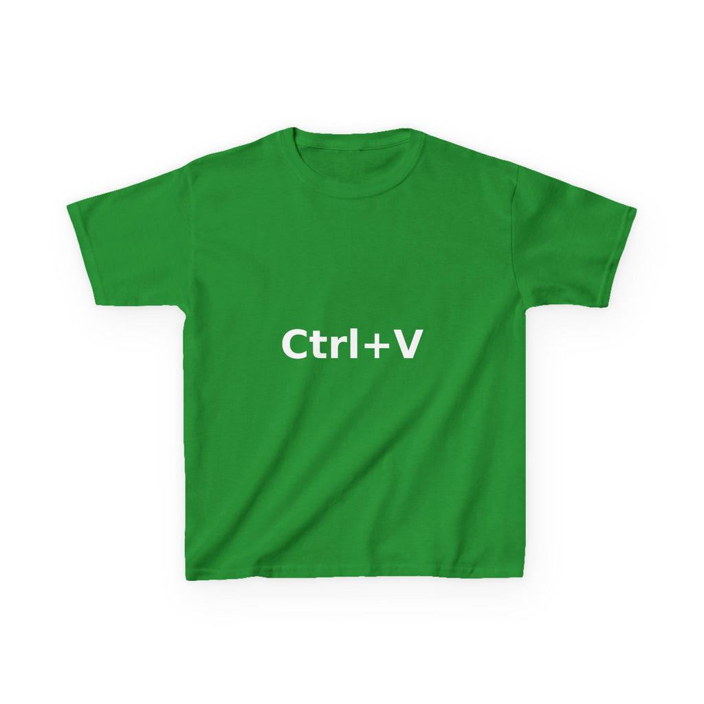 Ctrl+V Kids T-Shirt (Dark) | Matchy Mums