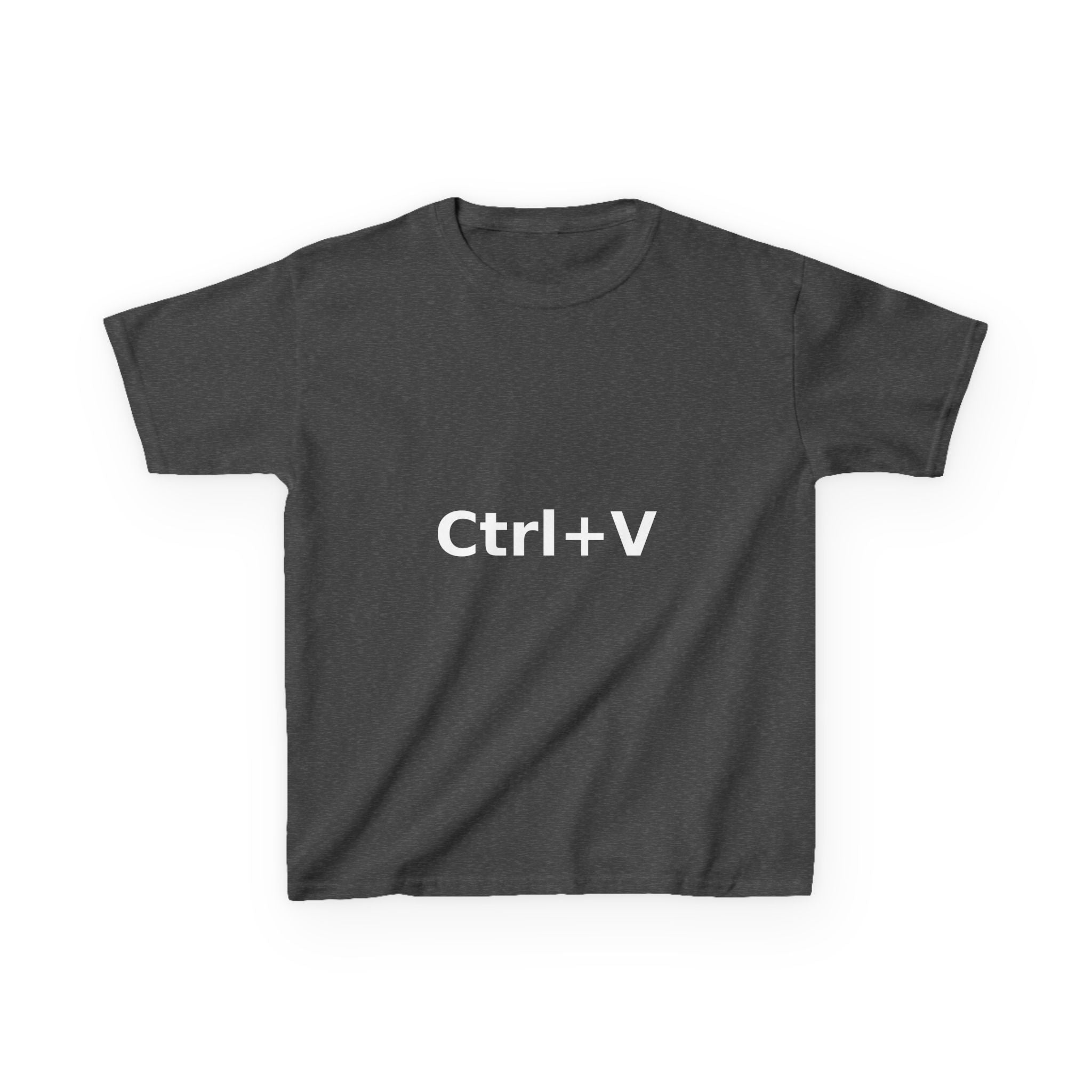 Ctrl+V Kids T-Shirt (Dark) | Matchy Mums