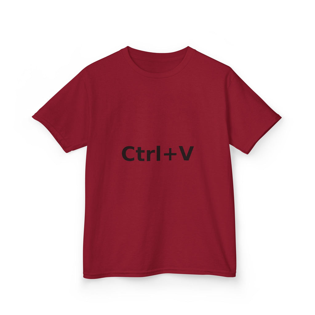 Ctrl+V Kids T-Shirt (Light) | Matchy Mums