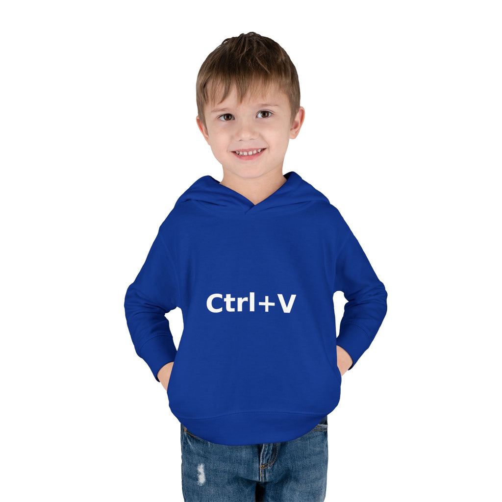 Ctrl+V Toddler Hoodie (Dark) | Matchy Mums