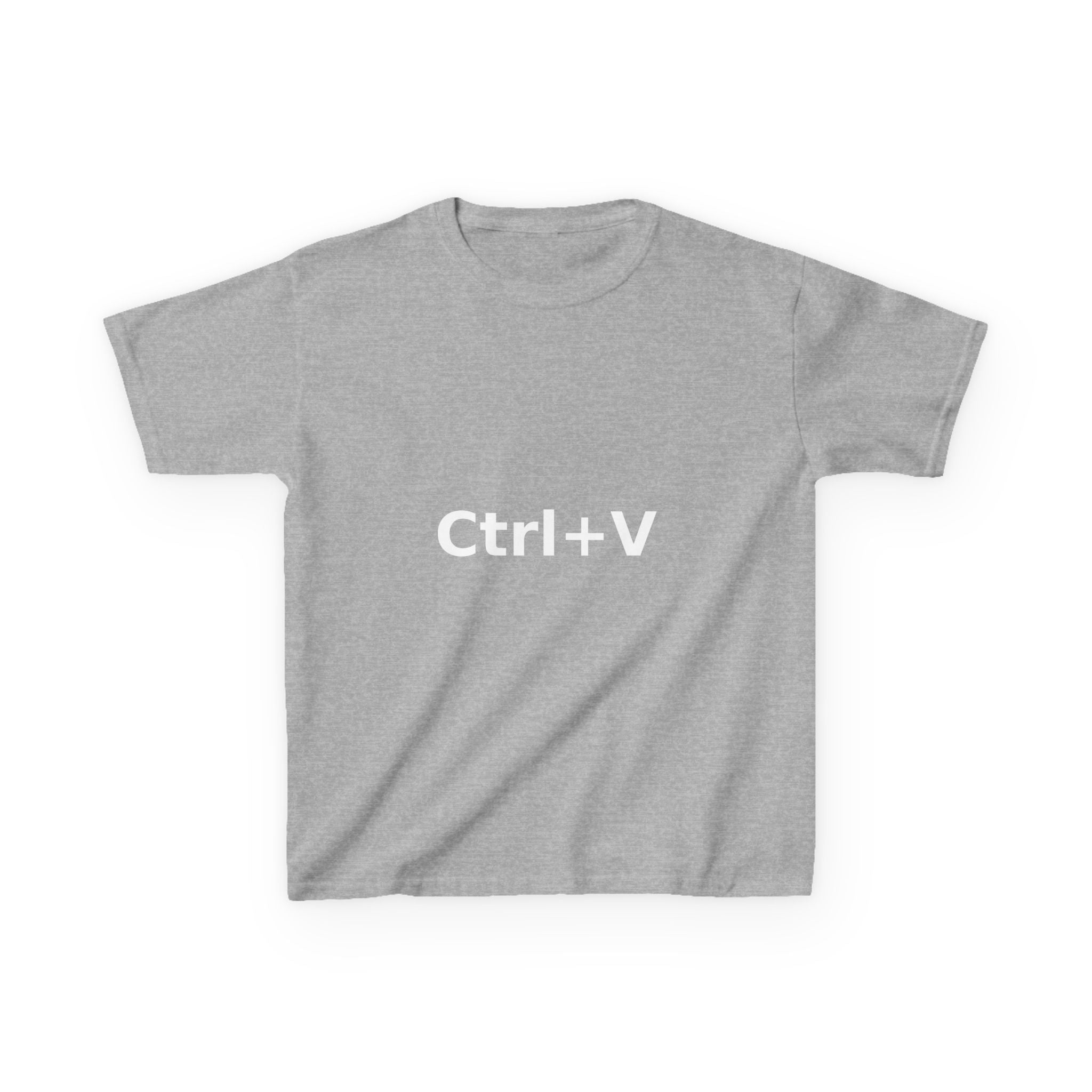 Ctrl+V Kids T-Shirt (Dark) | Matchy Mums
