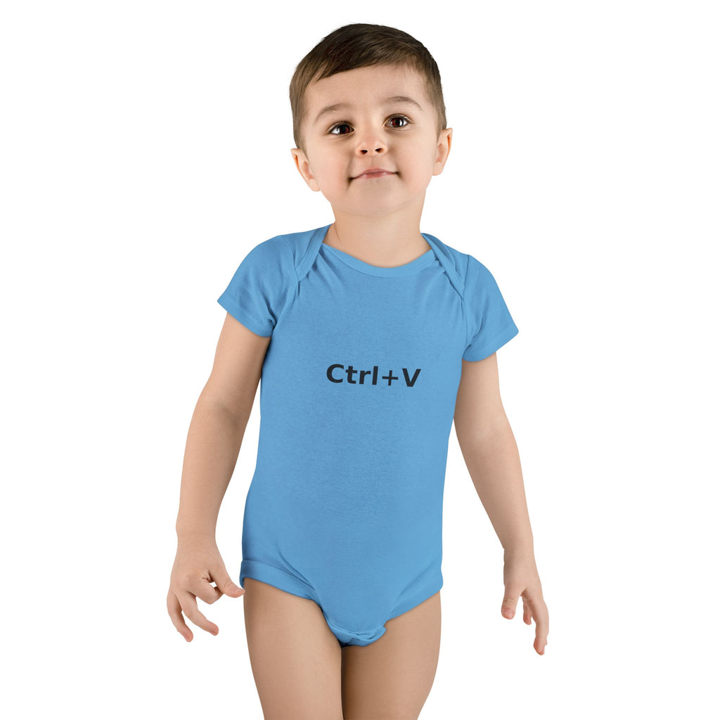Ctrl+V Baby Onesie (Light) | Matchy Mums