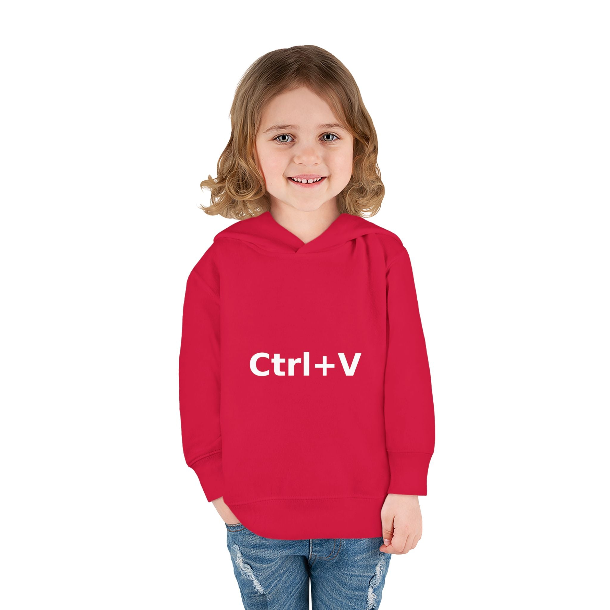Ctrl+V Toddler Hoodie (Dark) | Matchy Mums