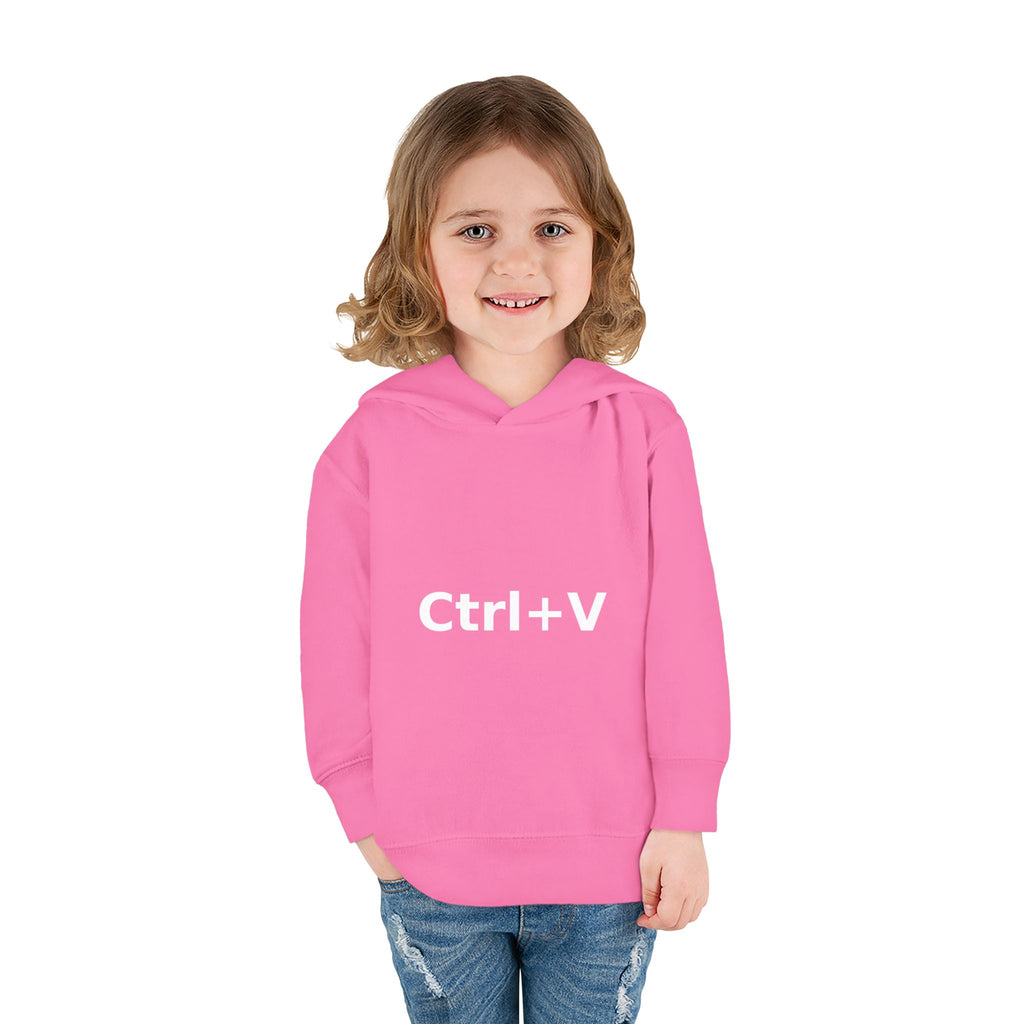 Ctrl+V Toddler Hoodie (Dark) | Matchy Mums