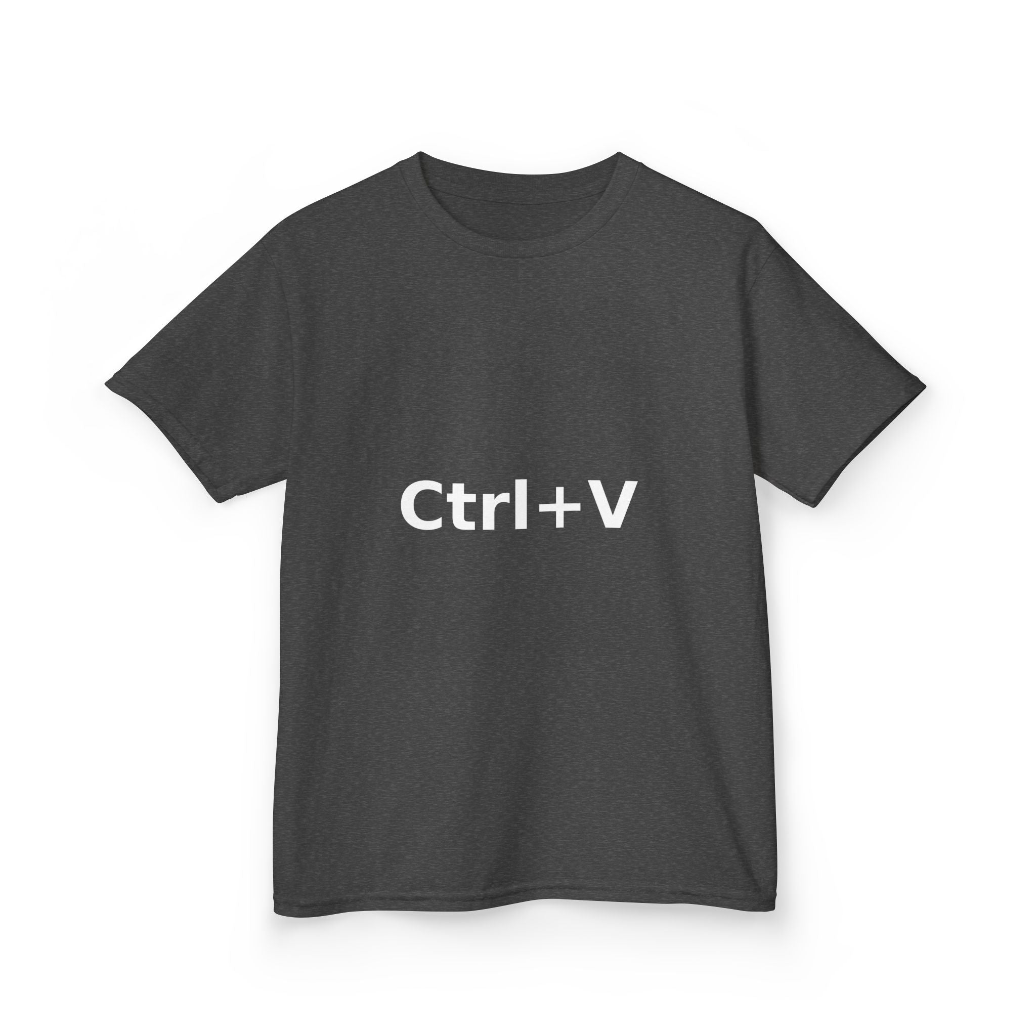 Ctrl+V Kids T-Shirt (Dark) | Matchy Mums