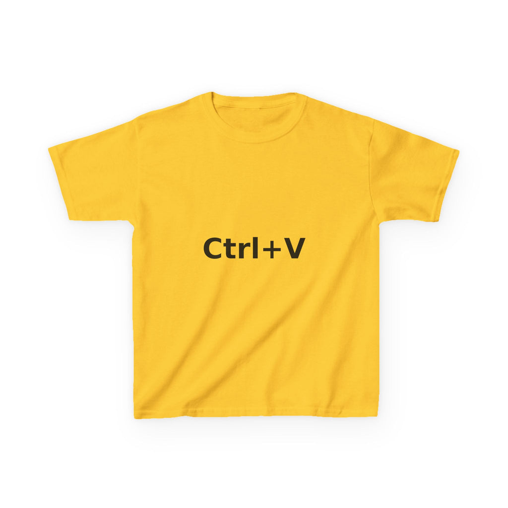 Ctrl+V Kids T-Shirt (Light) | Matchy Mums