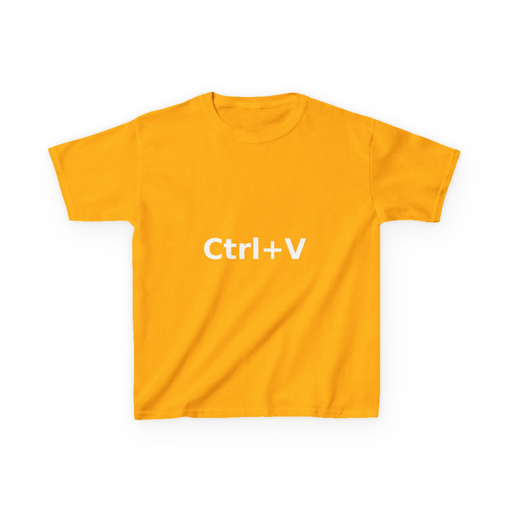 Ctrl+V Kids T-Shirt (Dark) | Matchy Mums