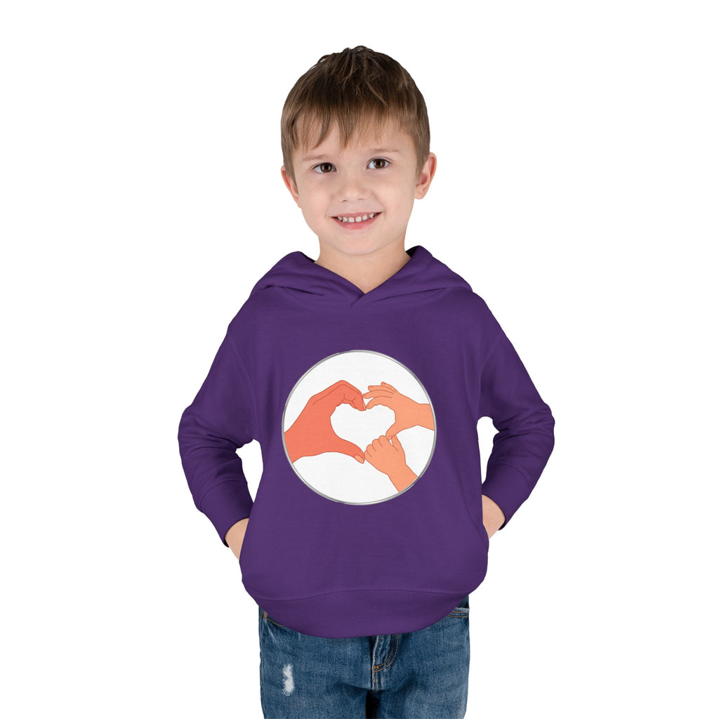 Bestie Heart Hands Toddler Hoodie | Matchy Mums